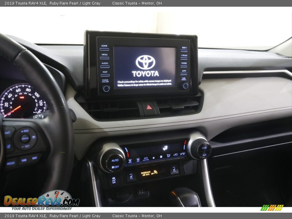 2019 Toyota RAV4 XLE Ruby Flare Pearl / Light Gray Photo #9