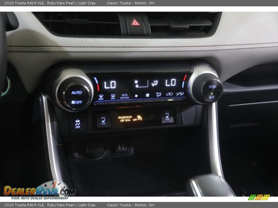 2019 Toyota RAV4 XLE Ruby Flare Pearl / Light Gray Photo #12