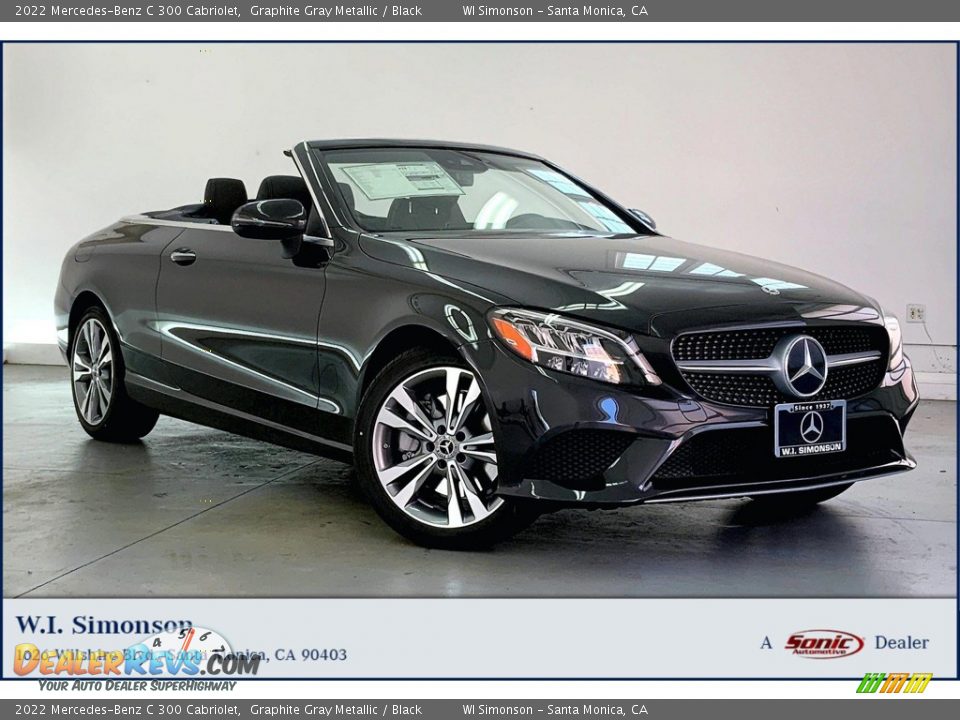 2022 Mercedes-Benz C 300 Cabriolet Graphite Gray Metallic / Black Photo #1