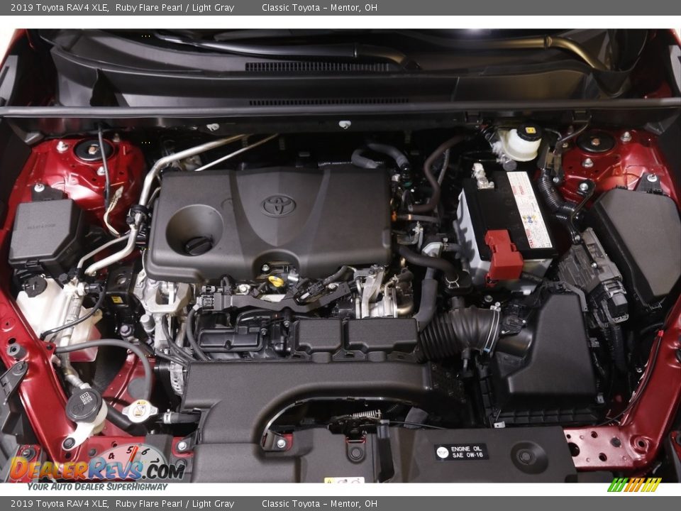 2019 Toyota RAV4 XLE Ruby Flare Pearl / Light Gray Photo #18
