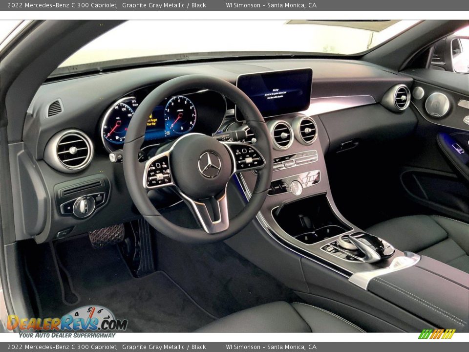 Black Interior - 2022 Mercedes-Benz C 300 Cabriolet Photo #4