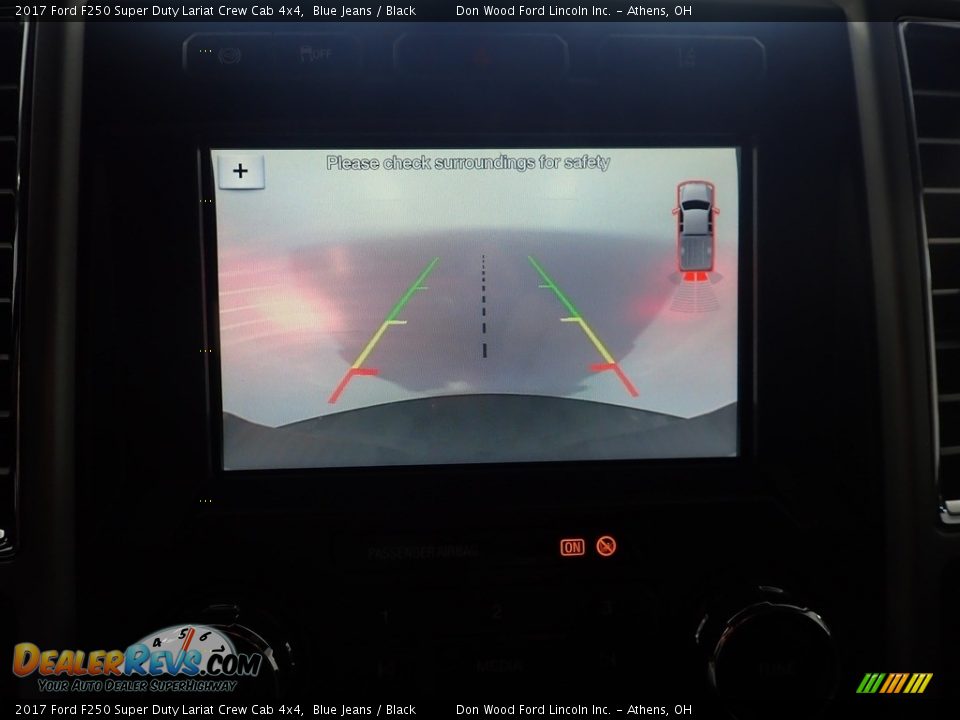 2017 Ford F250 Super Duty Lariat Crew Cab 4x4 Blue Jeans / Black Photo #5