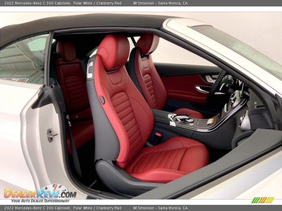Cranberry Red Interior - 2022 Mercedes-Benz C 300 Cabriolet Photo #5