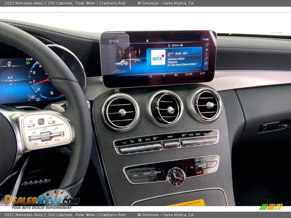 Controls of 2022 Mercedes-Benz C 300 Cabriolet Photo #7