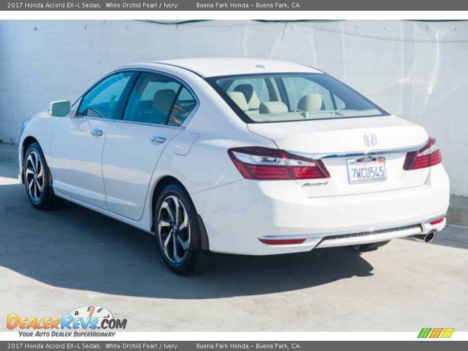 2017 Honda Accord EX-L Sedan White Orchid Pearl / Ivory Photo #2