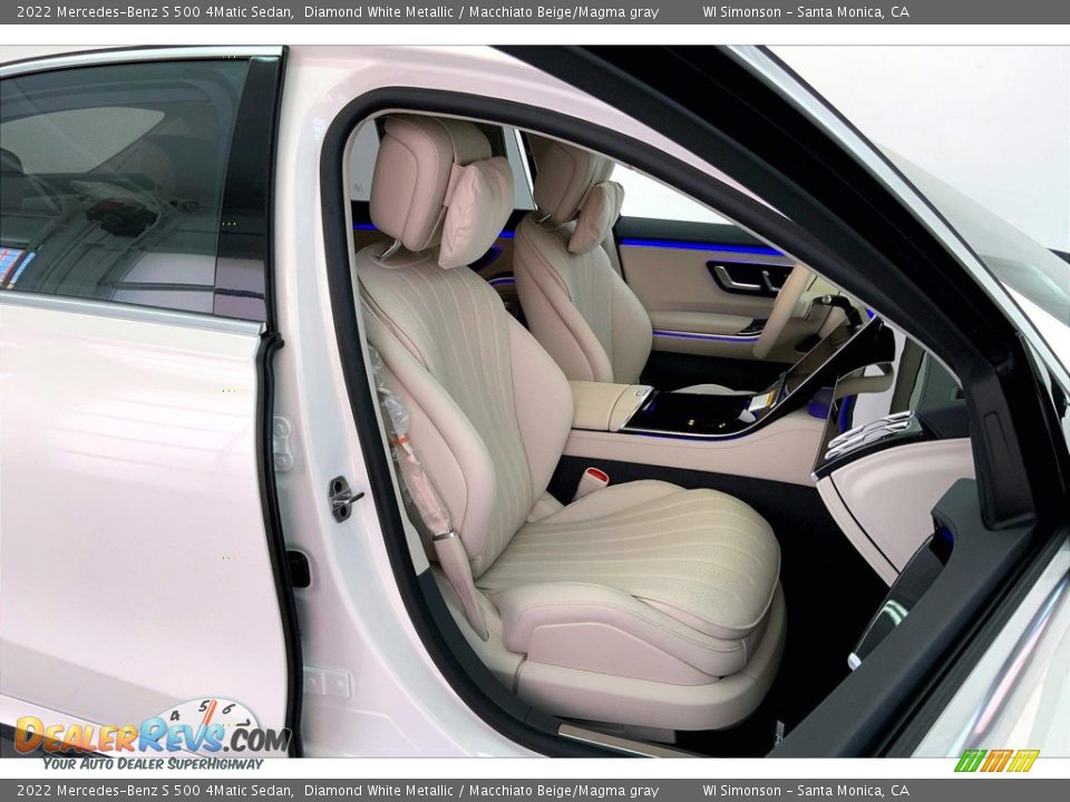 Front Seat of 2022 Mercedes-Benz S 500 4Matic Sedan Photo #5