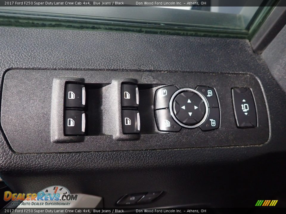 2017 Ford F250 Super Duty Lariat Crew Cab 4x4 Blue Jeans / Black Photo #24