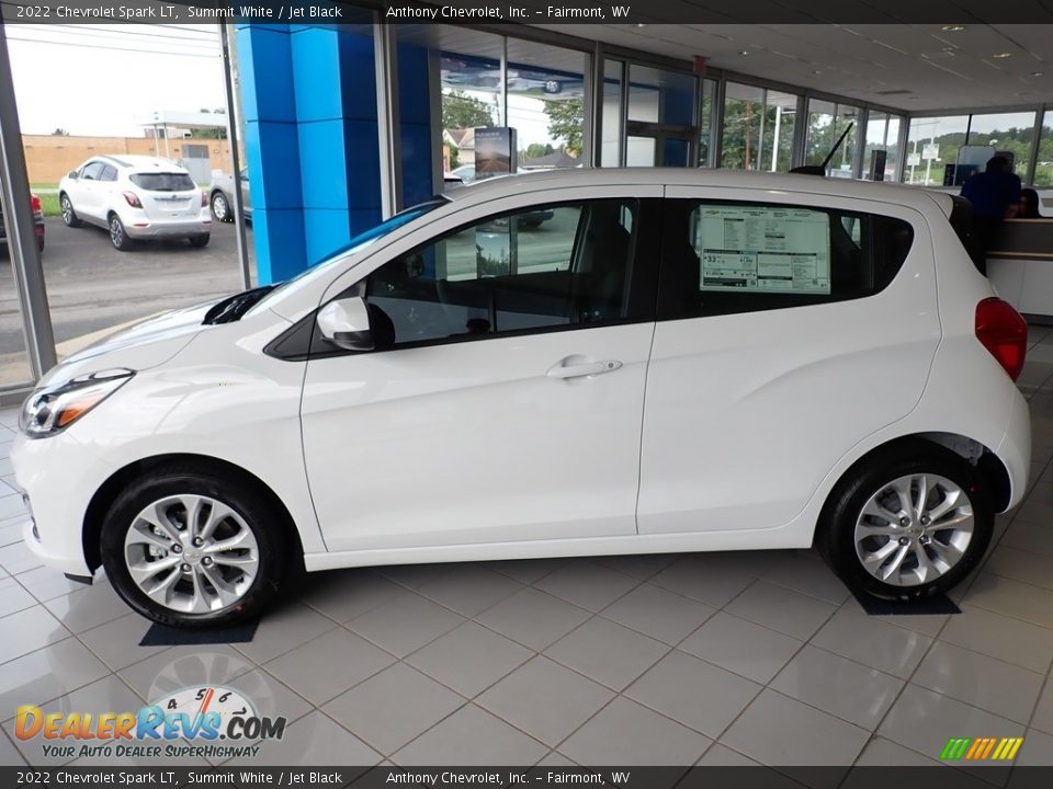 2022 Chevrolet Spark LT Summit White / Jet Black Photo #7