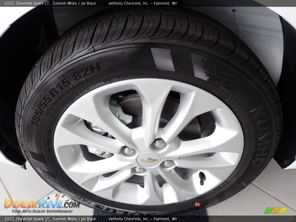 2022 Chevrolet Spark LT Summit White / Jet Black Photo #10