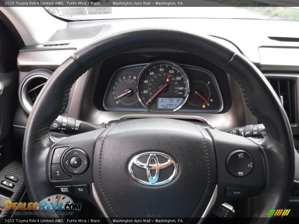 2015 Toyota RAV4 Limited AWD Pyrite Mica / Black Photo #26