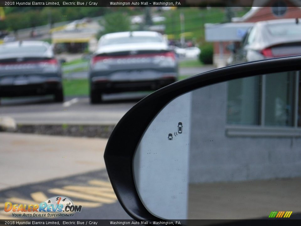 2018 Hyundai Elantra Limited Electric Blue / Gray Photo #27