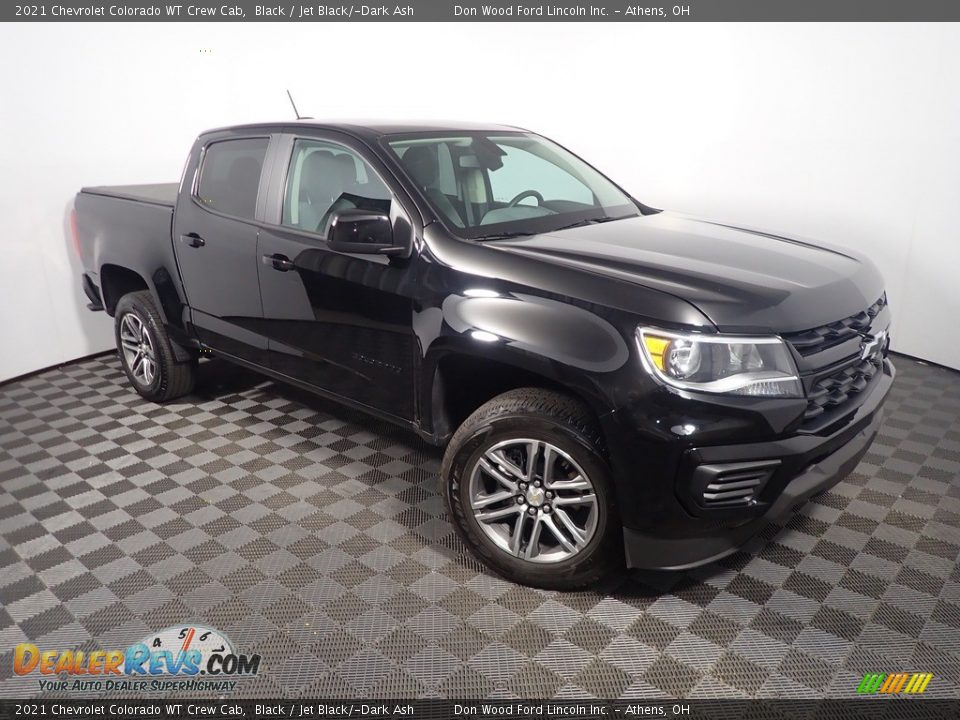 2021 Chevrolet Colorado WT Crew Cab Black / Jet Black/­Dark Ash Photo #3