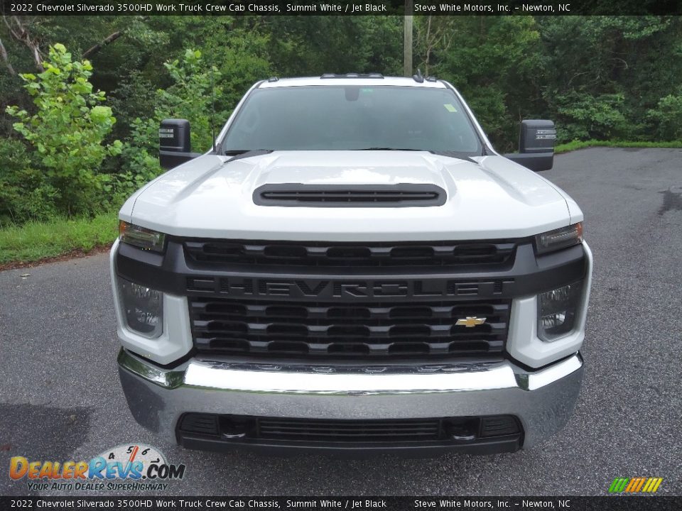 2022 Chevrolet Silverado 3500HD Work Truck Crew Cab Chassis Summit White / Jet Black Photo #3