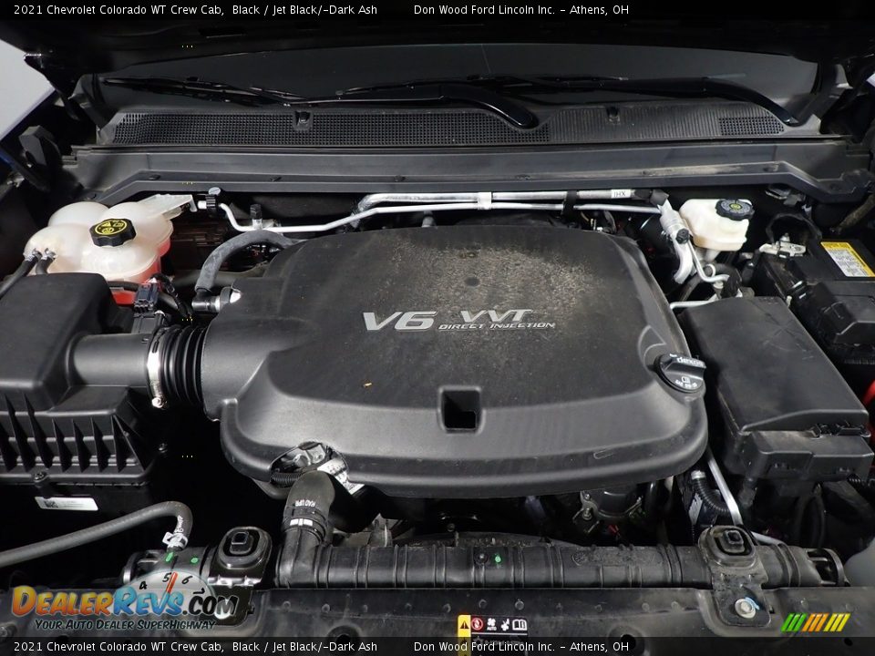 2021 Chevrolet Colorado WT Crew Cab Black / Jet Black/­Dark Ash Photo #7