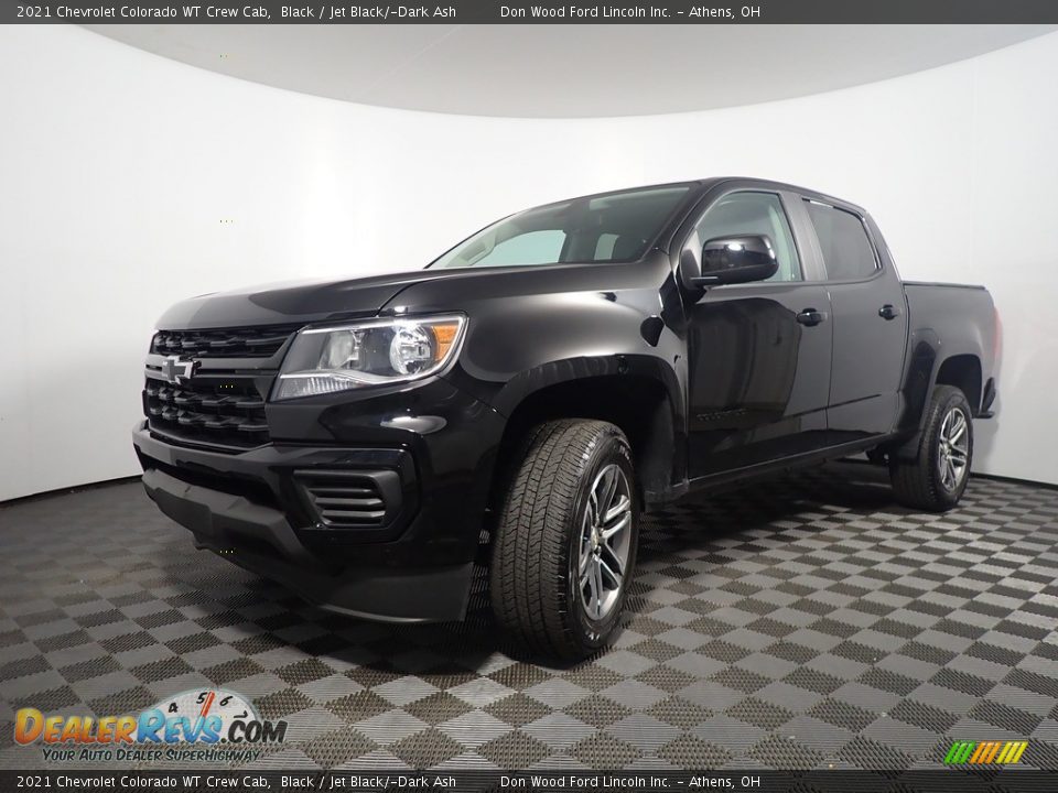 2021 Chevrolet Colorado WT Crew Cab Black / Jet Black/­Dark Ash Photo #8