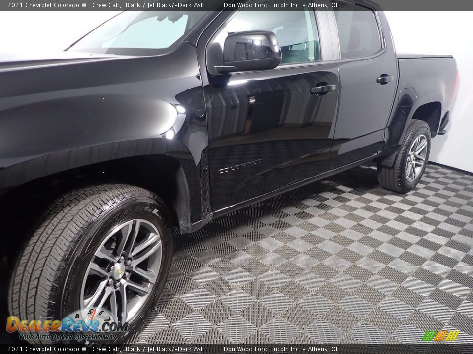 2021 Chevrolet Colorado WT Crew Cab Black / Jet Black/­Dark Ash Photo #10