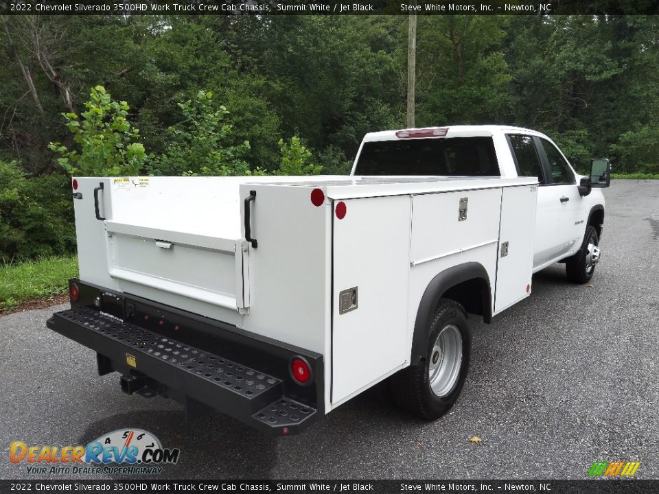 2022 Chevrolet Silverado 3500HD Work Truck Crew Cab Chassis Summit White / Jet Black Photo #6