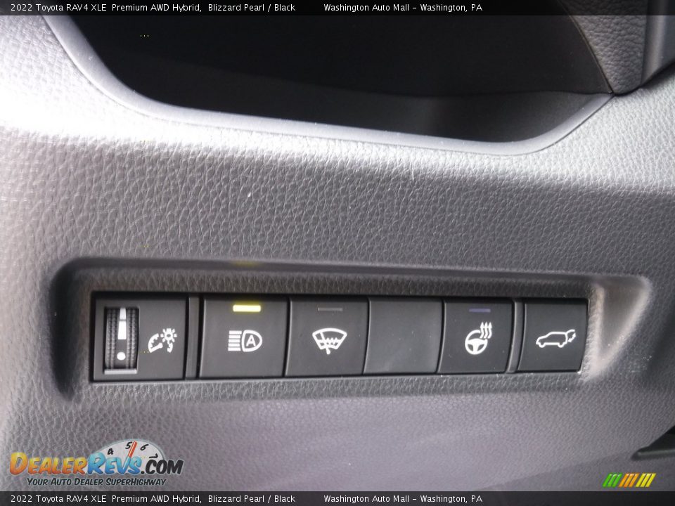 2022 Toyota RAV4 XLE  Premium AWD Hybrid Blizzard Pearl / Black Photo #8