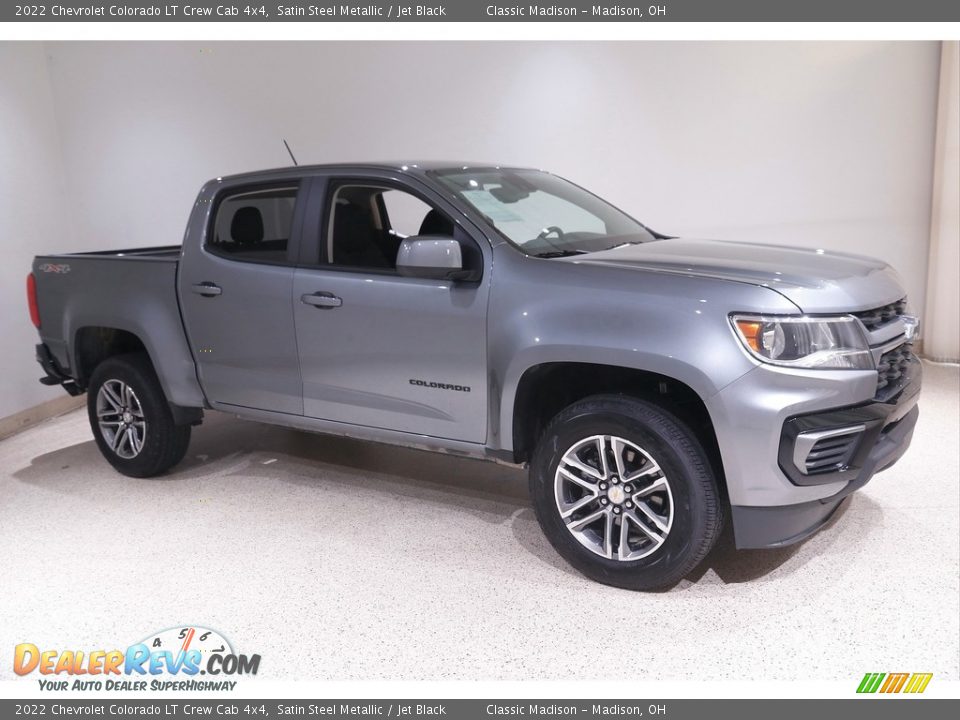 2022 Chevrolet Colorado LT Crew Cab 4x4 Satin Steel Metallic / Jet Black Photo #1