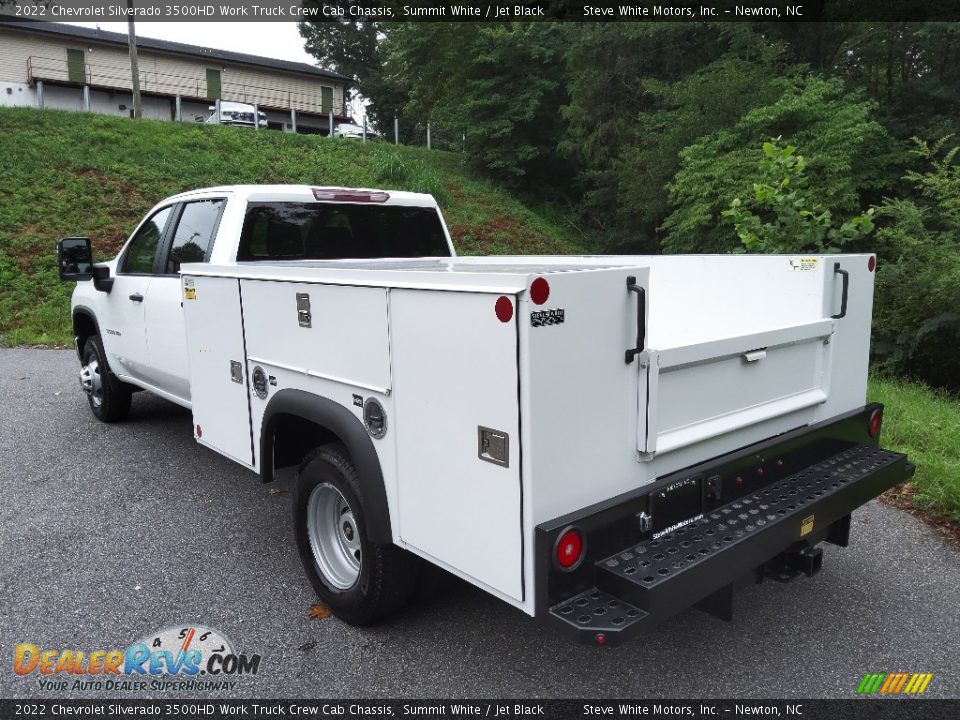 2022 Chevrolet Silverado 3500HD Work Truck Crew Cab Chassis Summit White / Jet Black Photo #11