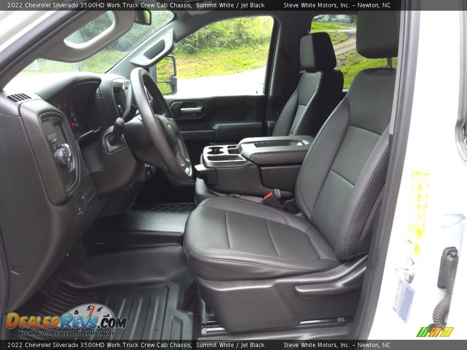 Jet Black Interior - 2022 Chevrolet Silverado 3500HD Work Truck Crew Cab Chassis Photo #15