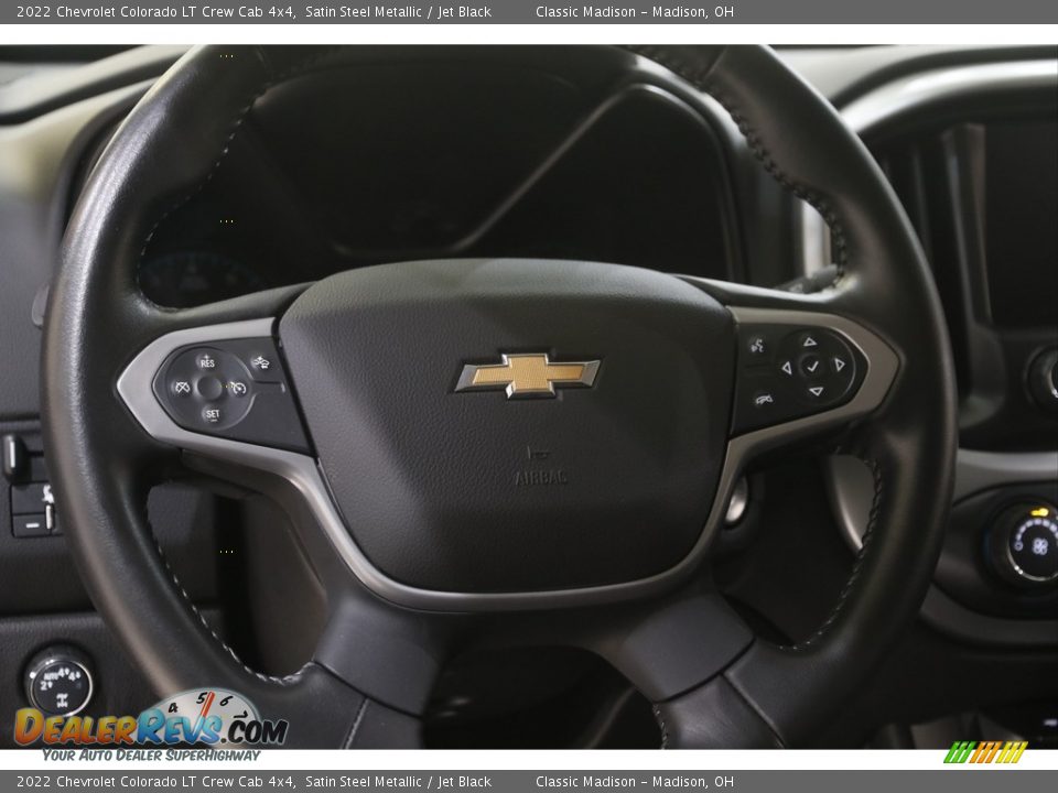 2022 Chevrolet Colorado LT Crew Cab 4x4 Satin Steel Metallic / Jet Black Photo #8