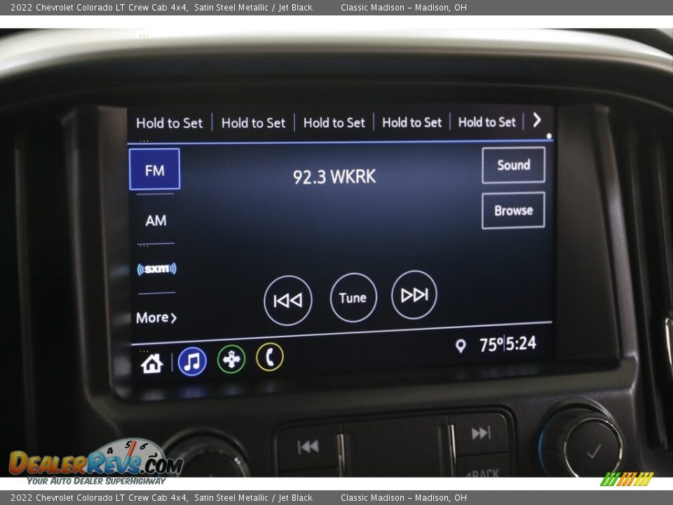 2022 Chevrolet Colorado LT Crew Cab 4x4 Satin Steel Metallic / Jet Black Photo #11