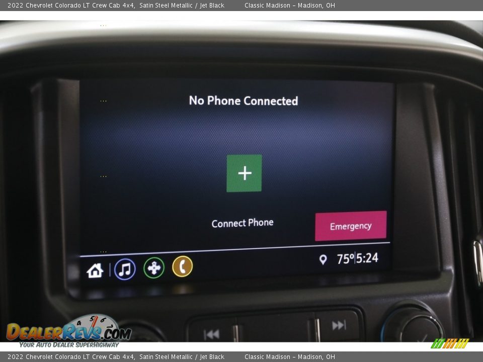 2022 Chevrolet Colorado LT Crew Cab 4x4 Satin Steel Metallic / Jet Black Photo #12