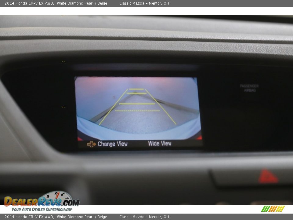2014 Honda CR-V EX AWD White Diamond Pearl / Beige Photo #13