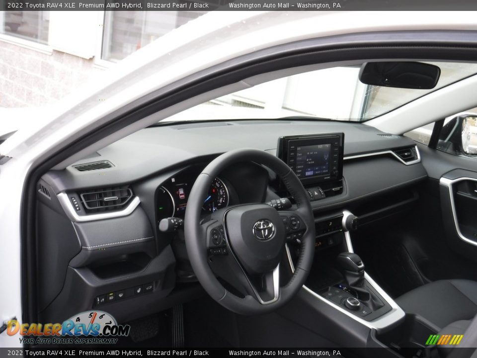 2022 Toyota RAV4 XLE  Premium AWD Hybrid Blizzard Pearl / Black Photo #23