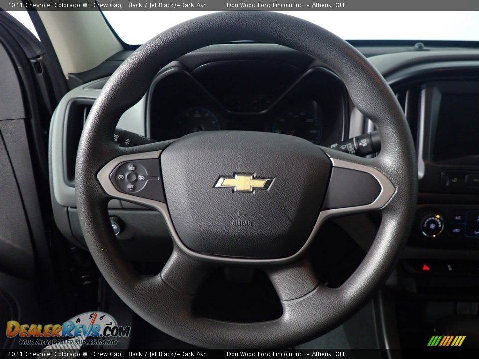 2021 Chevrolet Colorado WT Crew Cab Black / Jet Black/­Dark Ash Photo #26