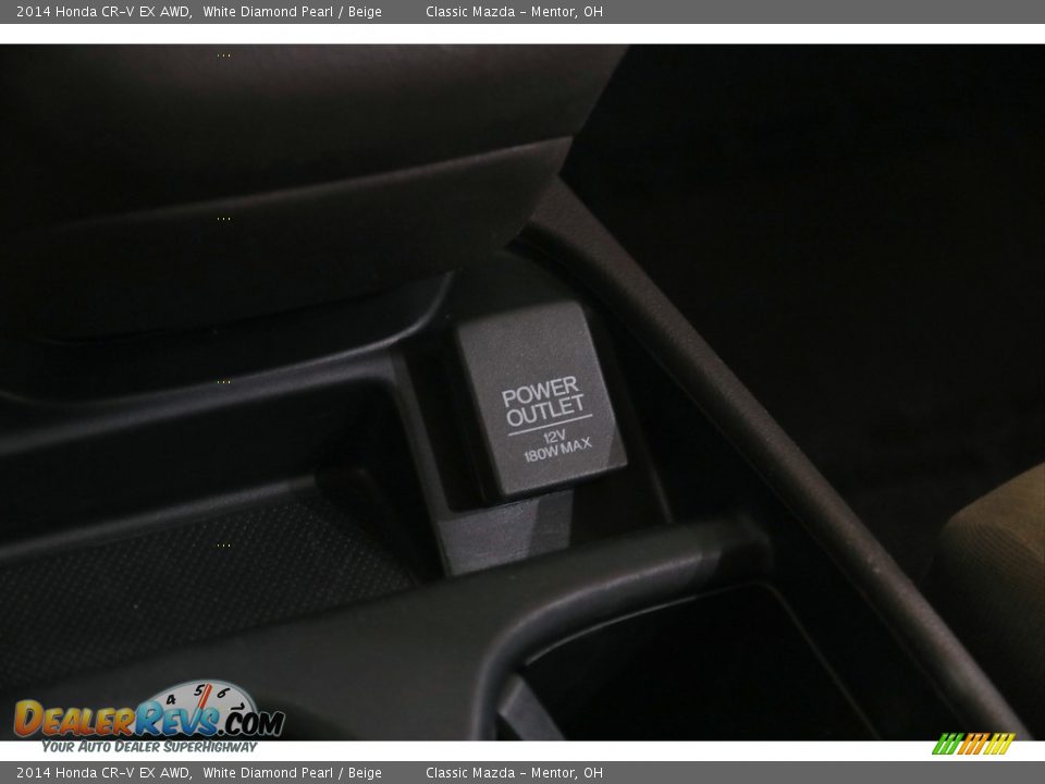 2014 Honda CR-V EX AWD White Diamond Pearl / Beige Photo #15
