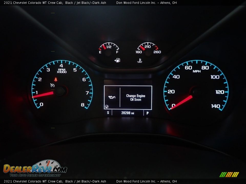 2021 Chevrolet Colorado WT Crew Cab Black / Jet Black/­Dark Ash Photo #27