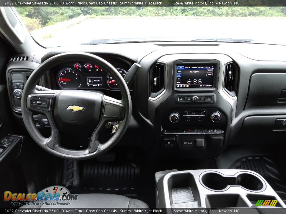 Dashboard of 2022 Chevrolet Silverado 3500HD Work Truck Crew Cab Chassis Photo #21