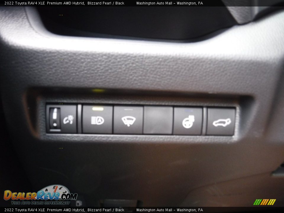 2022 Toyota RAV4 XLE  Premium AWD Hybrid Blizzard Pearl / Black Photo #26