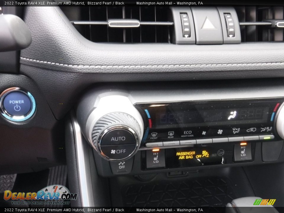 2022 Toyota RAV4 XLE  Premium AWD Hybrid Blizzard Pearl / Black Photo #28