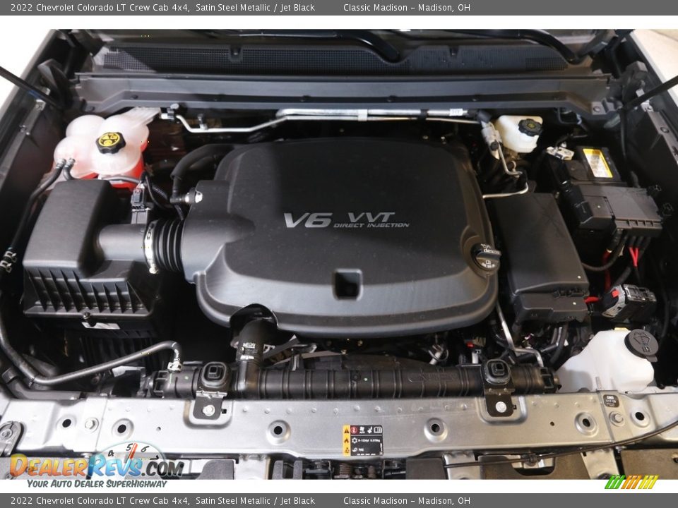 2022 Chevrolet Colorado LT Crew Cab 4x4 Satin Steel Metallic / Jet Black Photo #19