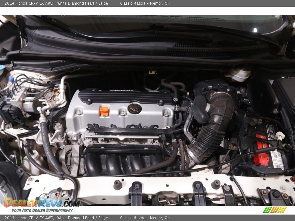 2014 Honda CR-V EX AWD White Diamond Pearl / Beige Photo #20