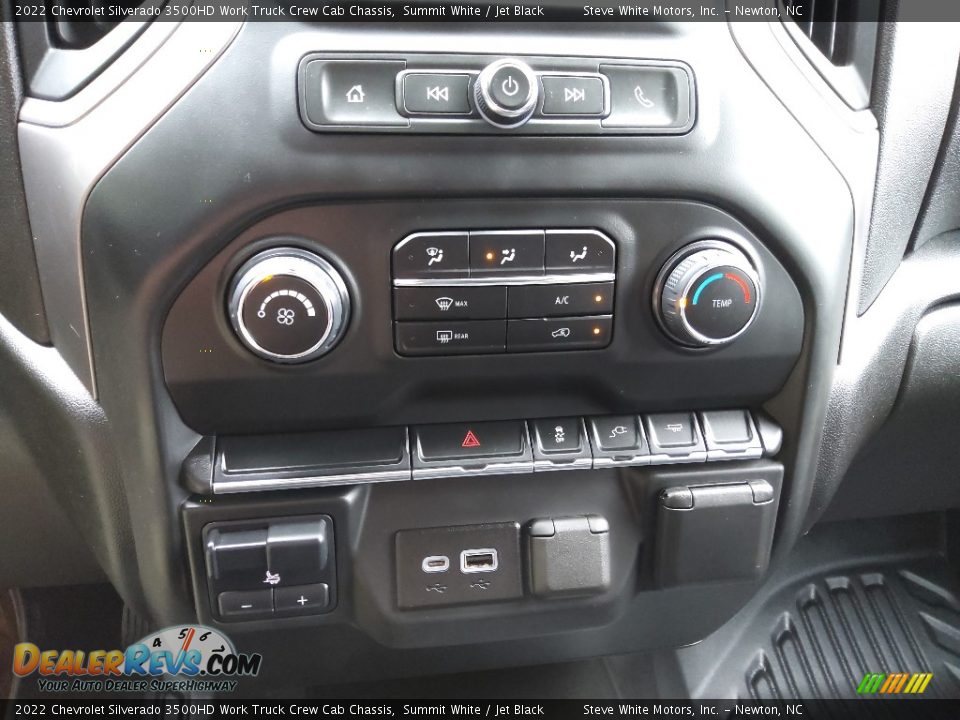 Controls of 2022 Chevrolet Silverado 3500HD Work Truck Crew Cab Chassis Photo #26