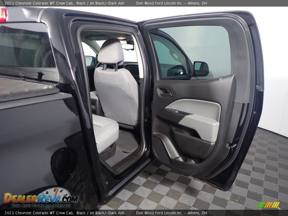 2021 Chevrolet Colorado WT Crew Cab Black / Jet Black/­Dark Ash Photo #34