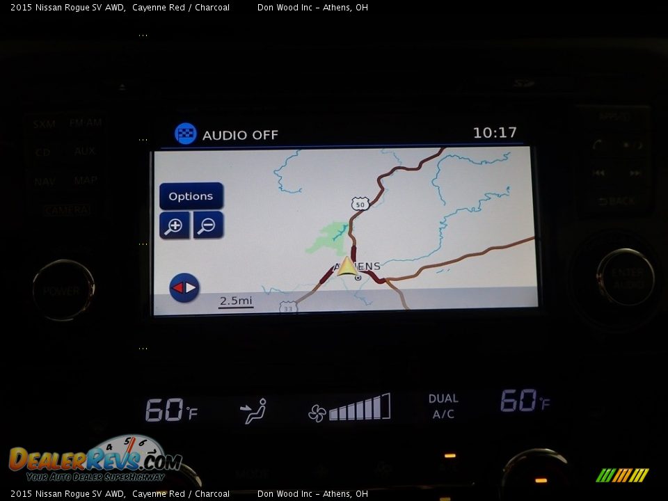 2015 Nissan Rogue SV AWD Cayenne Red / Charcoal Photo #2