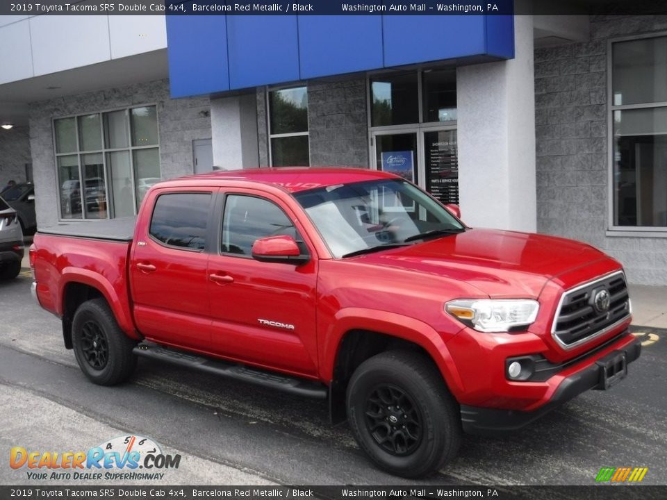 2019 Toyota Tacoma SR5 Double Cab 4x4 Barcelona Red Metallic / Black Photo #1