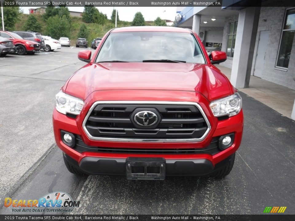 2019 Toyota Tacoma SR5 Double Cab 4x4 Barcelona Red Metallic / Black Photo #6