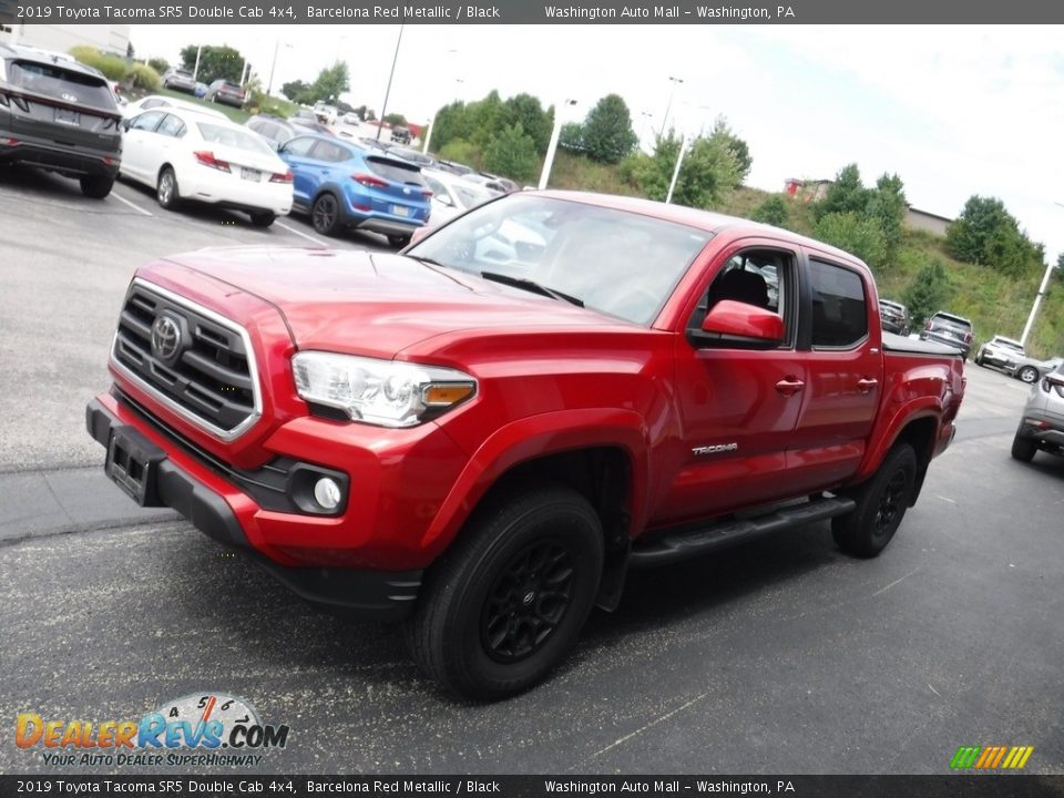 2019 Toyota Tacoma SR5 Double Cab 4x4 Barcelona Red Metallic / Black Photo #7