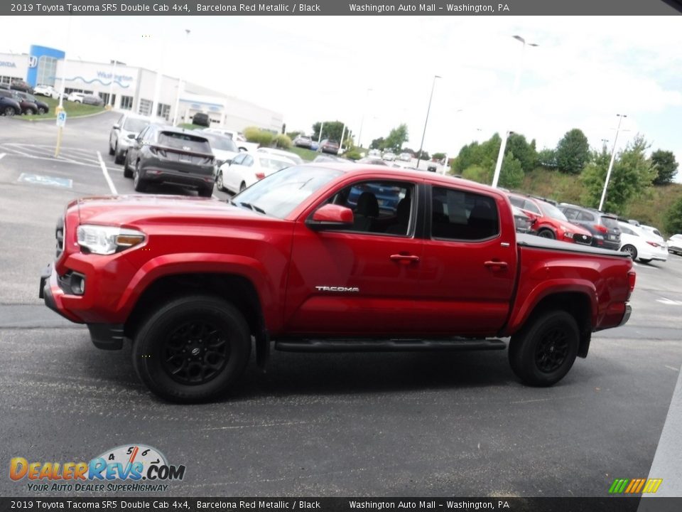 2019 Toyota Tacoma SR5 Double Cab 4x4 Barcelona Red Metallic / Black Photo #8