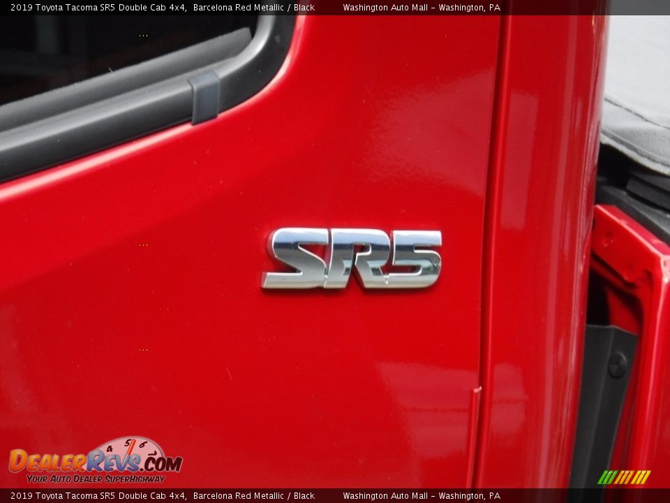 2019 Toyota Tacoma SR5 Double Cab 4x4 Barcelona Red Metallic / Black Photo #9