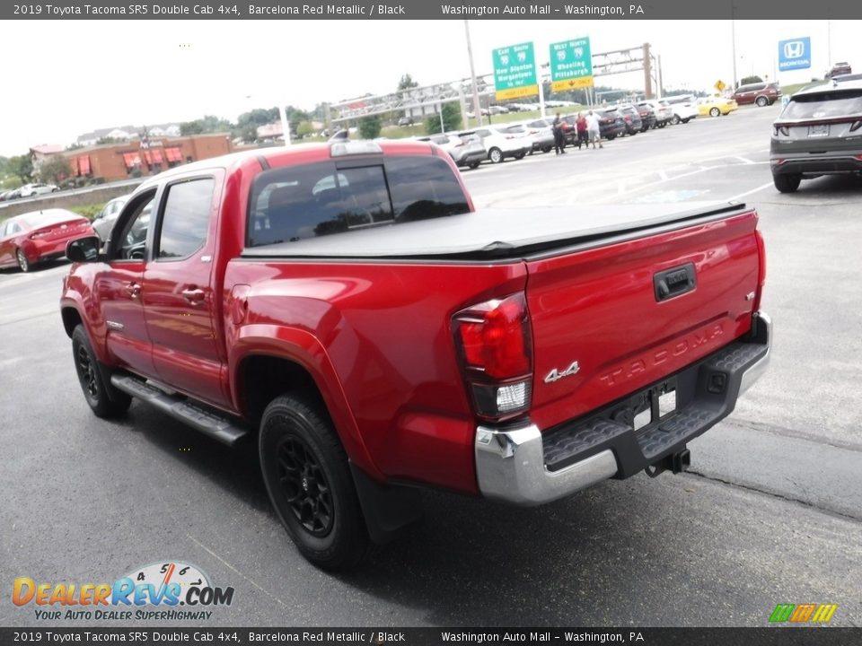 2019 Toyota Tacoma SR5 Double Cab 4x4 Barcelona Red Metallic / Black Photo #10