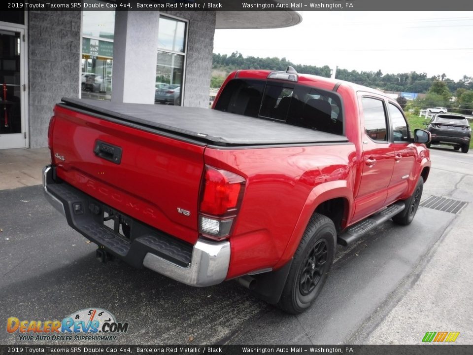 2019 Toyota Tacoma SR5 Double Cab 4x4 Barcelona Red Metallic / Black Photo #14