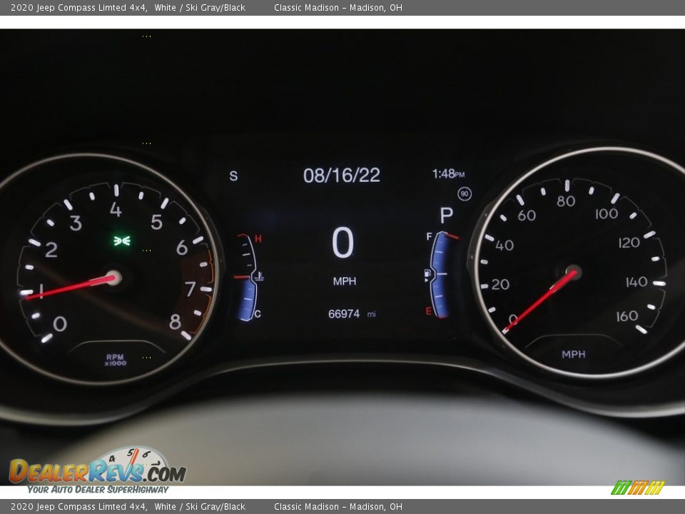 2020 Jeep Compass Limted 4x4 White / Ski Gray/Black Photo #8