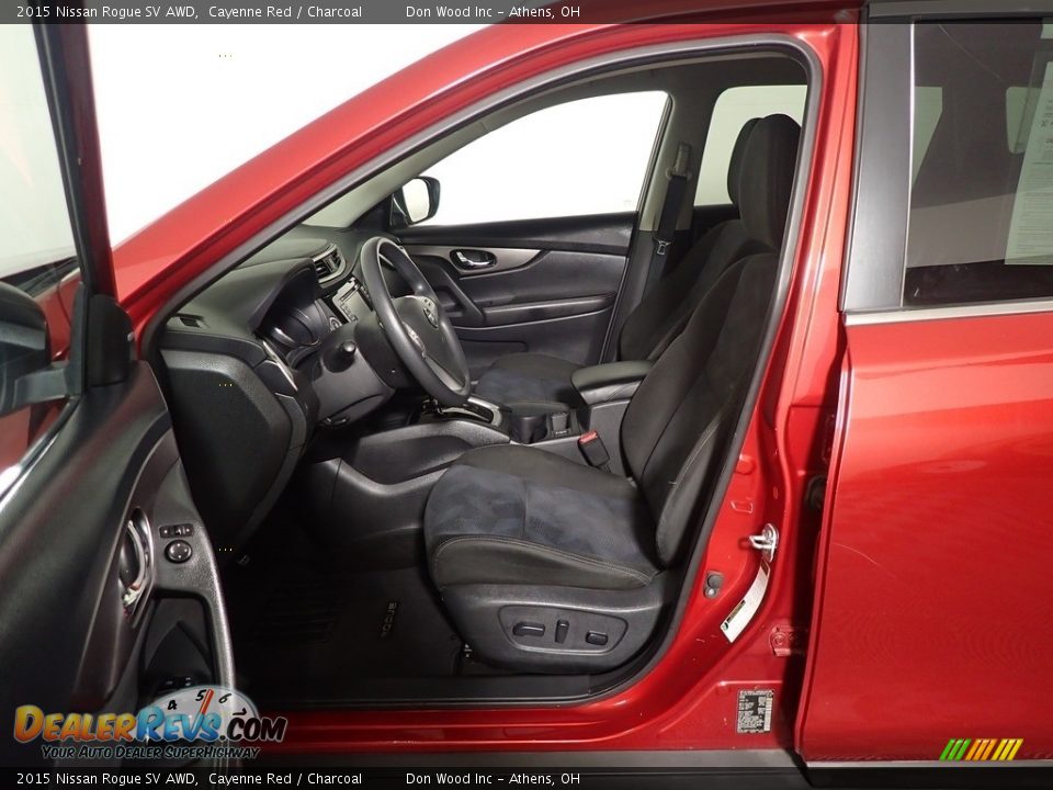 2015 Nissan Rogue SV AWD Cayenne Red / Charcoal Photo #20